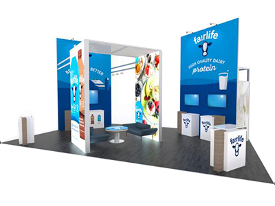 Custom trade show displays and exhibits